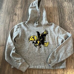 University of Iowa Hawkeyes Tailgate apparel crop hoodie womens size small